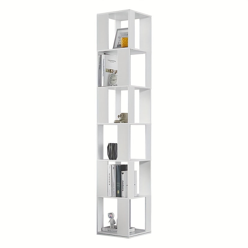 6-Tier Rotating Bookshelf for lab