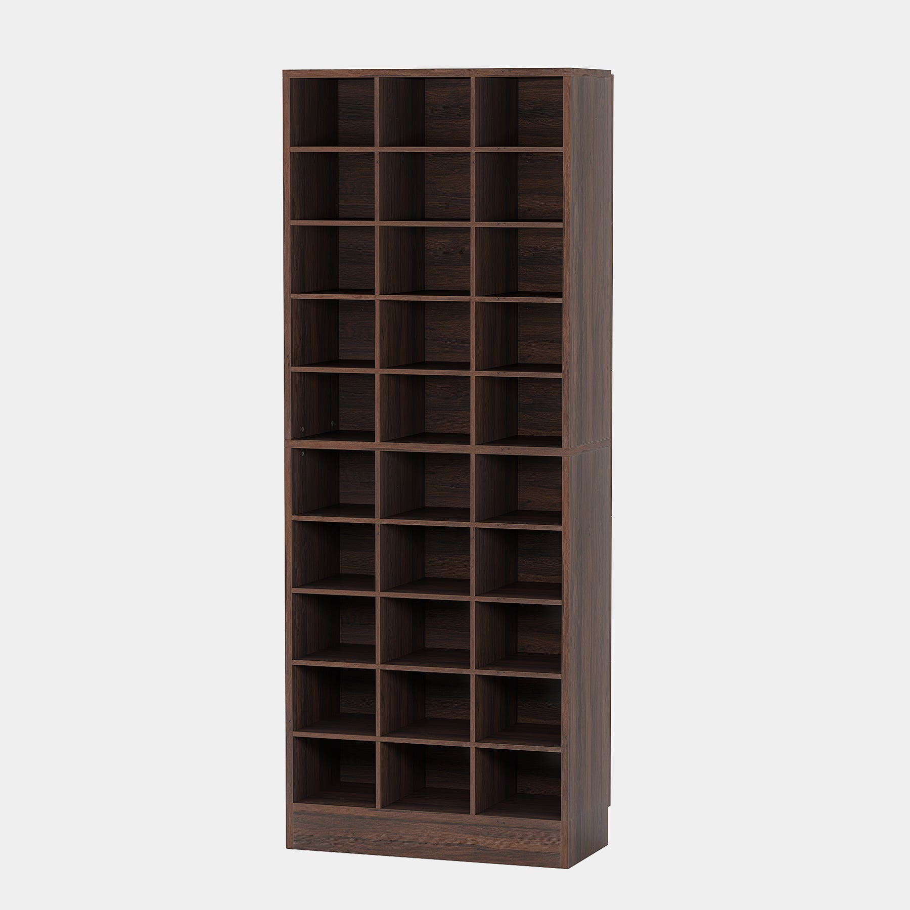 25.4 cm Tier Shoe Cabinet, Wooden Shoe Storage Rack with 76 Cubbies