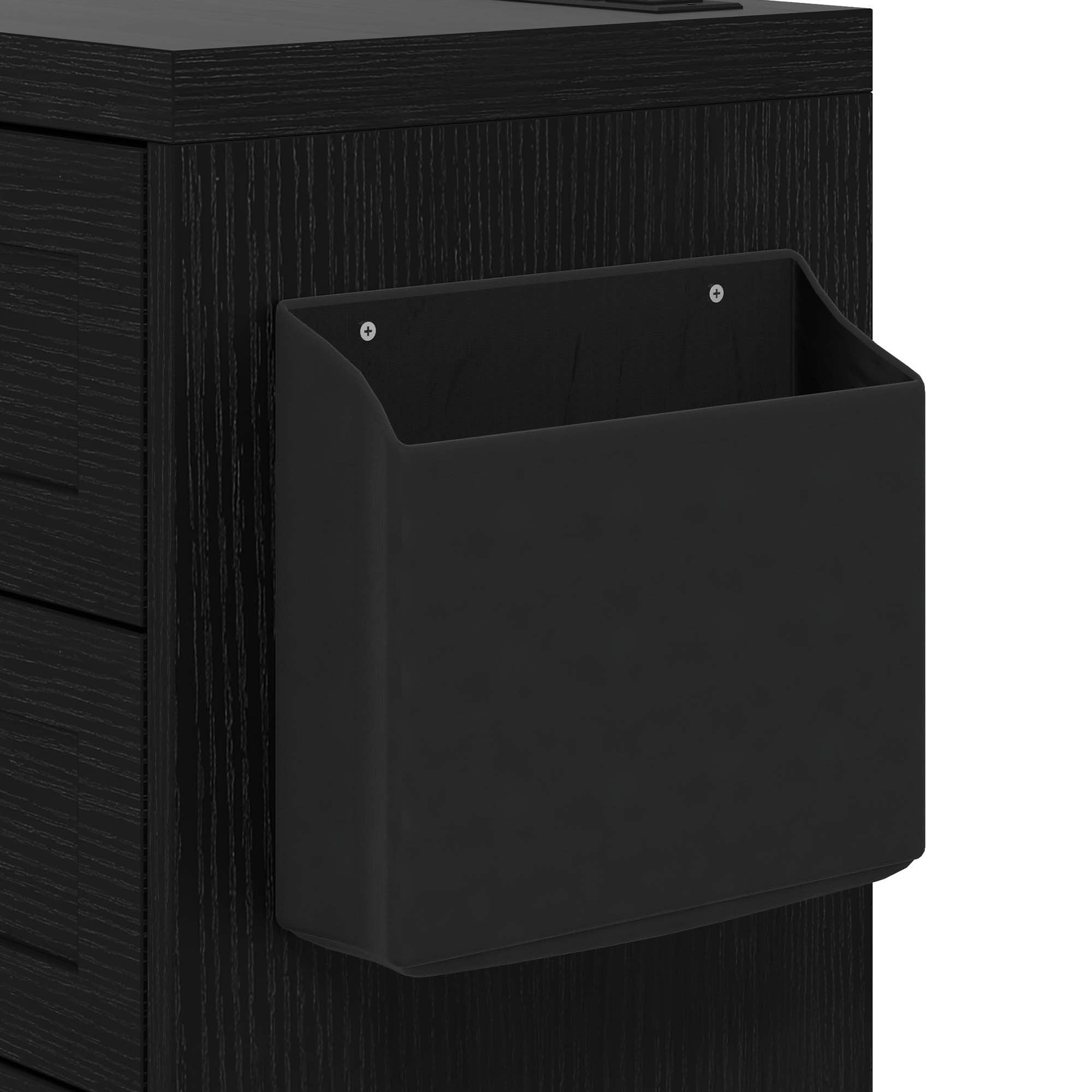 Elegant 7- Drawer Wood Dresser with Charging Station: Versatile Storage Cabinet for Bedroom, Entryway, and Living Room