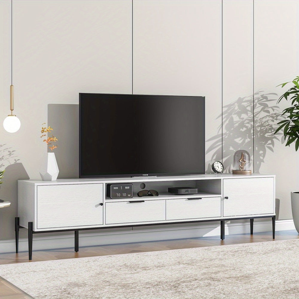 Modern TV Console, Entertainment Center with Storage for Living Room 70.86x15.74x21.85inch