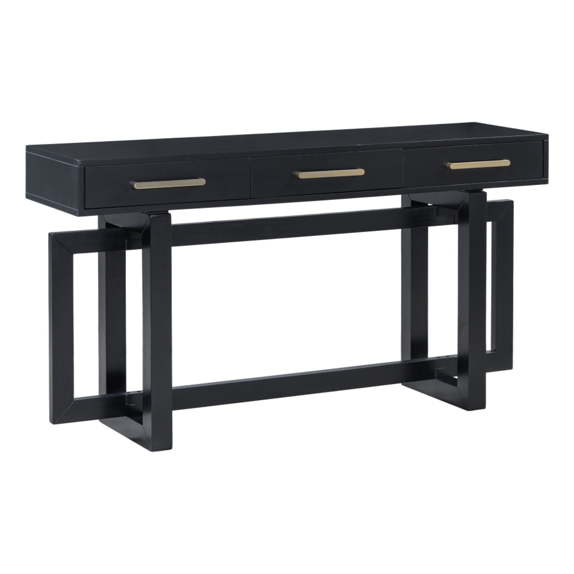 Elegant Console Table with Three Drawers, Extra Long Entryway Table for Entryway, Hallway, Living Room, Foyer, Corridor (Dimensions in cm)