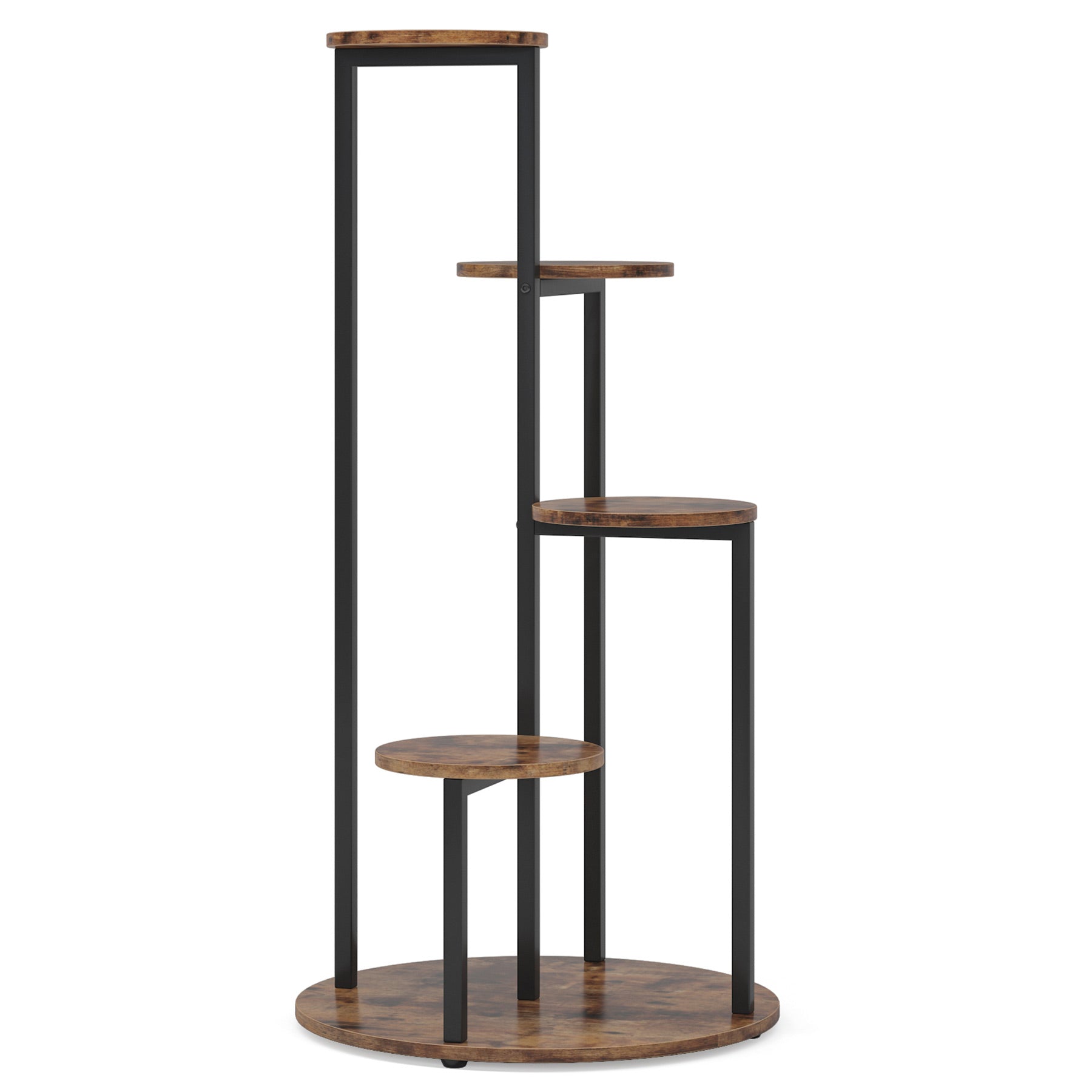 4-Tier Plant Stand, Multiple Potted Plants Holder Corner Flower Shelf (Approx. 102 cm)