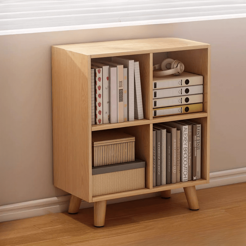 1pc set, floor standing, bookshelf cabinet, low storage cabinet for home living room, small layered grid cabinet