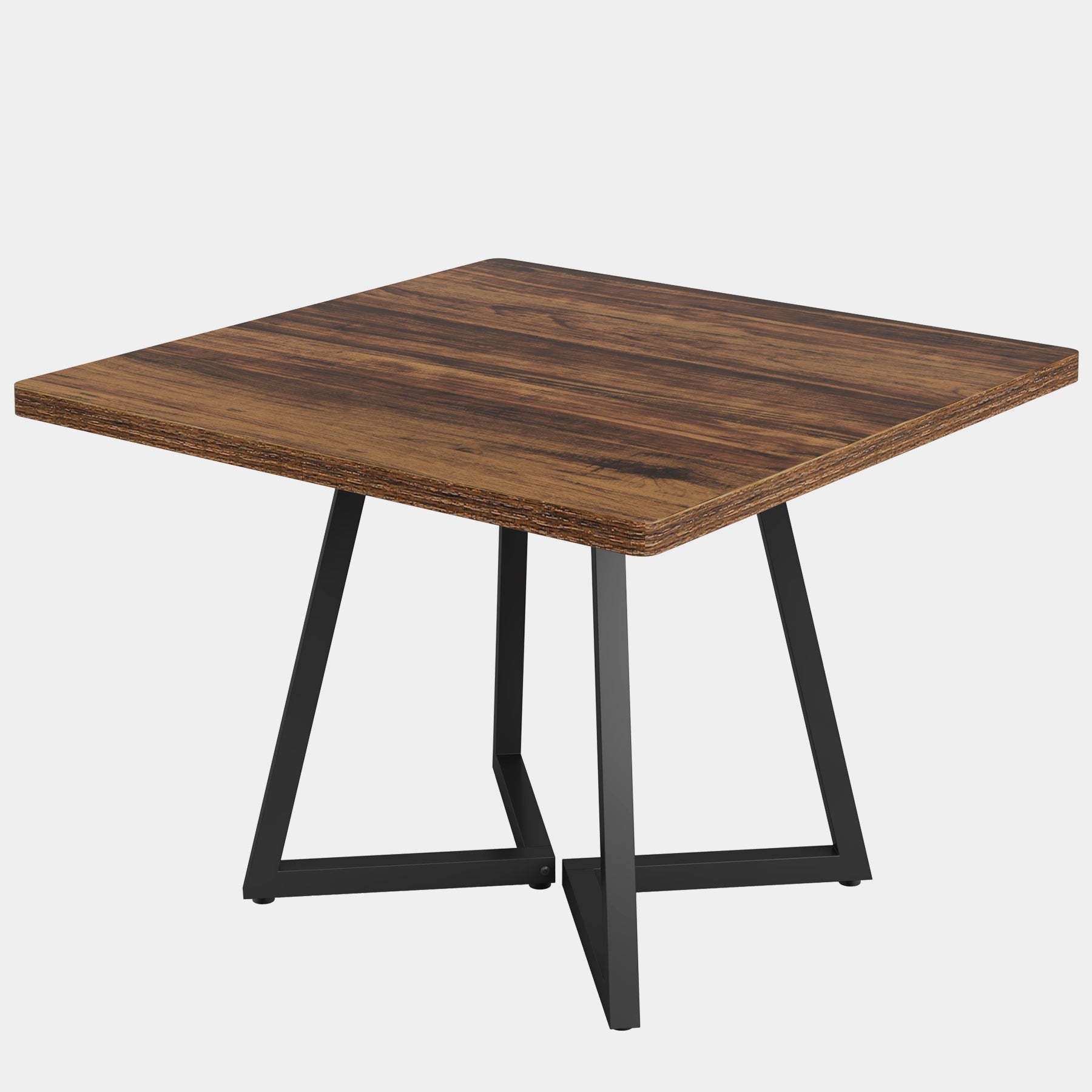 80 cm Square Dining Table, Wood Kitchen Table for 4