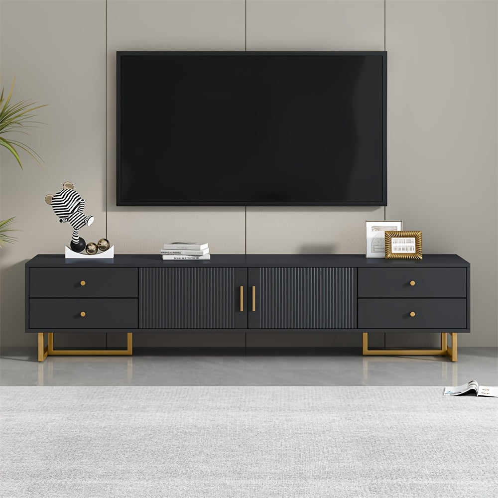 TV Stand For 65+ Inch TV, Entertainment Center TV Media Console Table, Modern TV Stand With Storage, TV Console Cabinet Furniture For Living Room