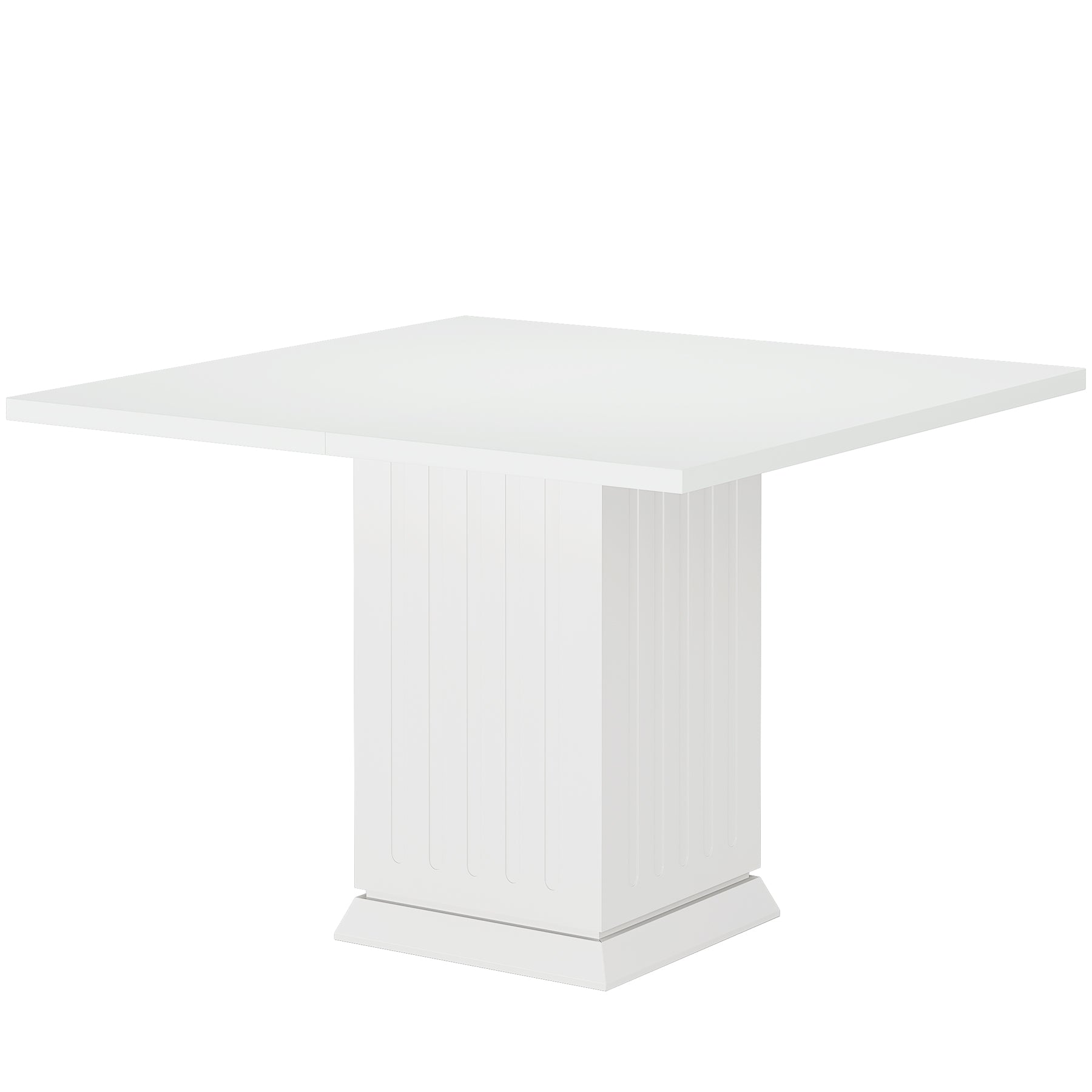 89 cm Dining Table, Modern Square Kitchen Table for 4