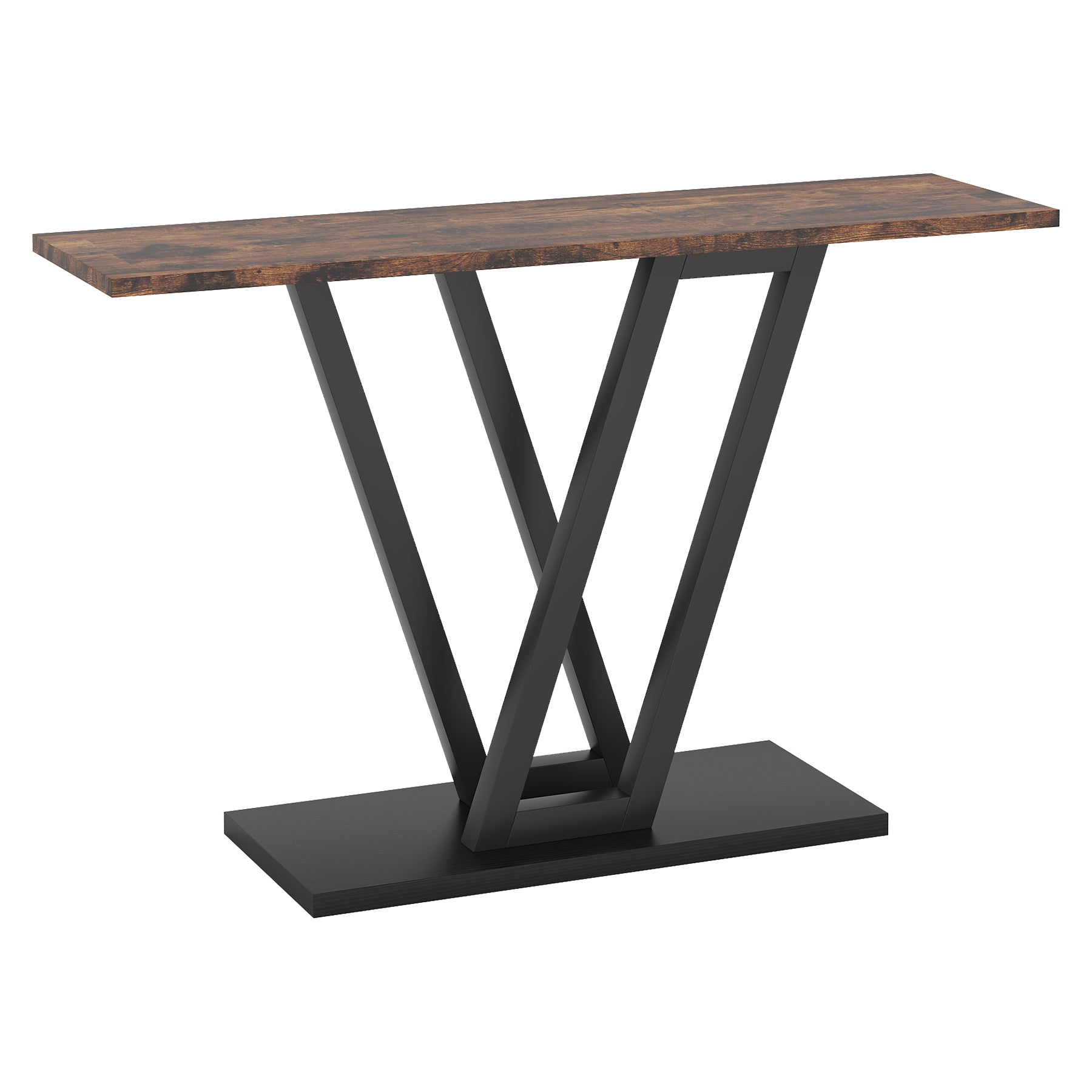 109.22 cm Console Table, Industrial Entryway Hallway Table