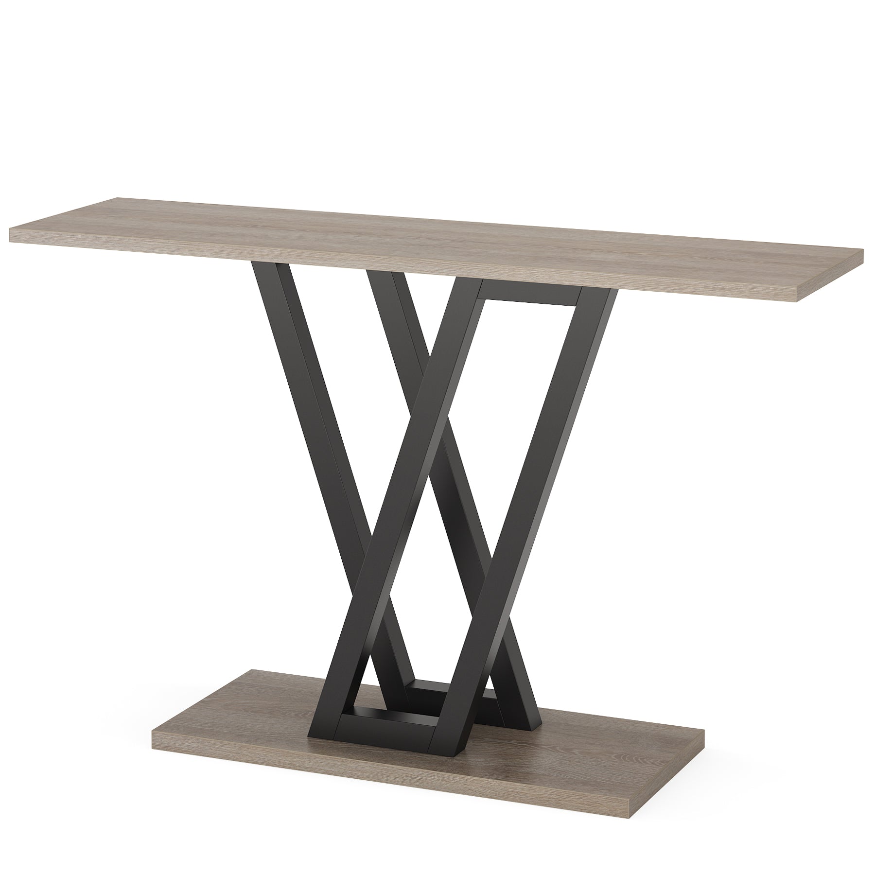 109.22 cm Console Table, Industrial Entryway Hallway Table