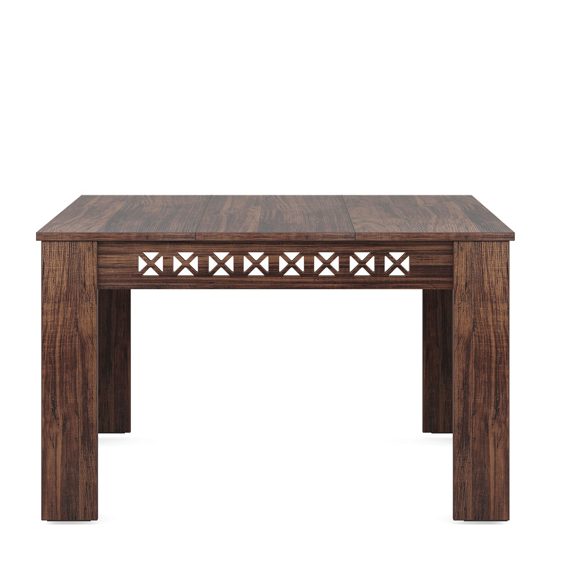 109 cm Wood Dining Table, Small Square Kitchen Table for 4