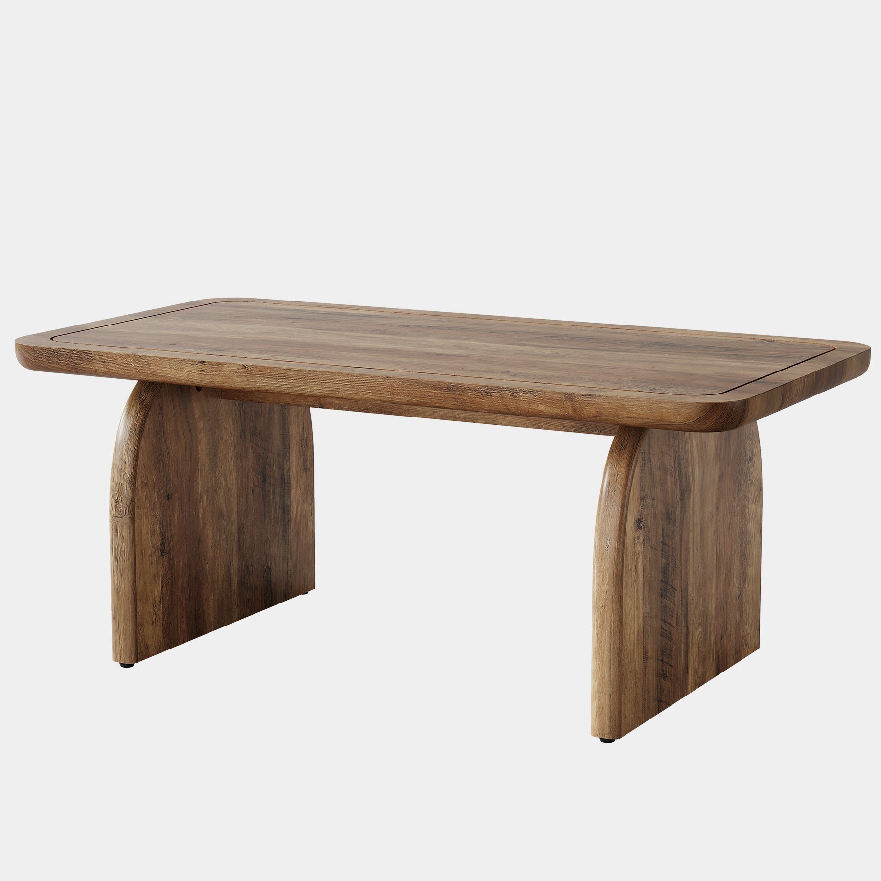 120 cm Coffee Table, Farmhouse Center Table Low Cocktail Tea Table