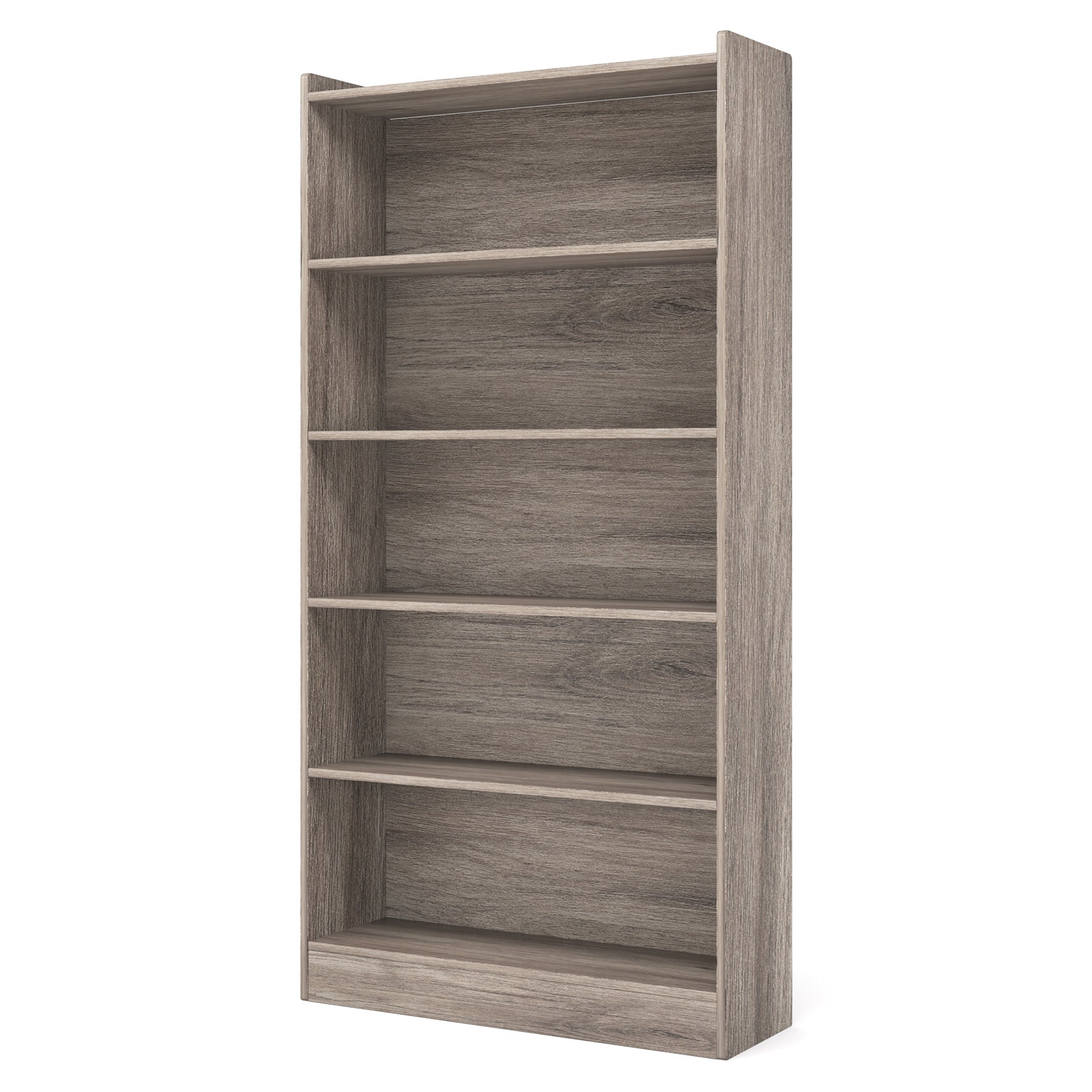 Wood Bookcase, 182.88 cm Tall Bookshelf with 6-Tier Open Storage Shelves