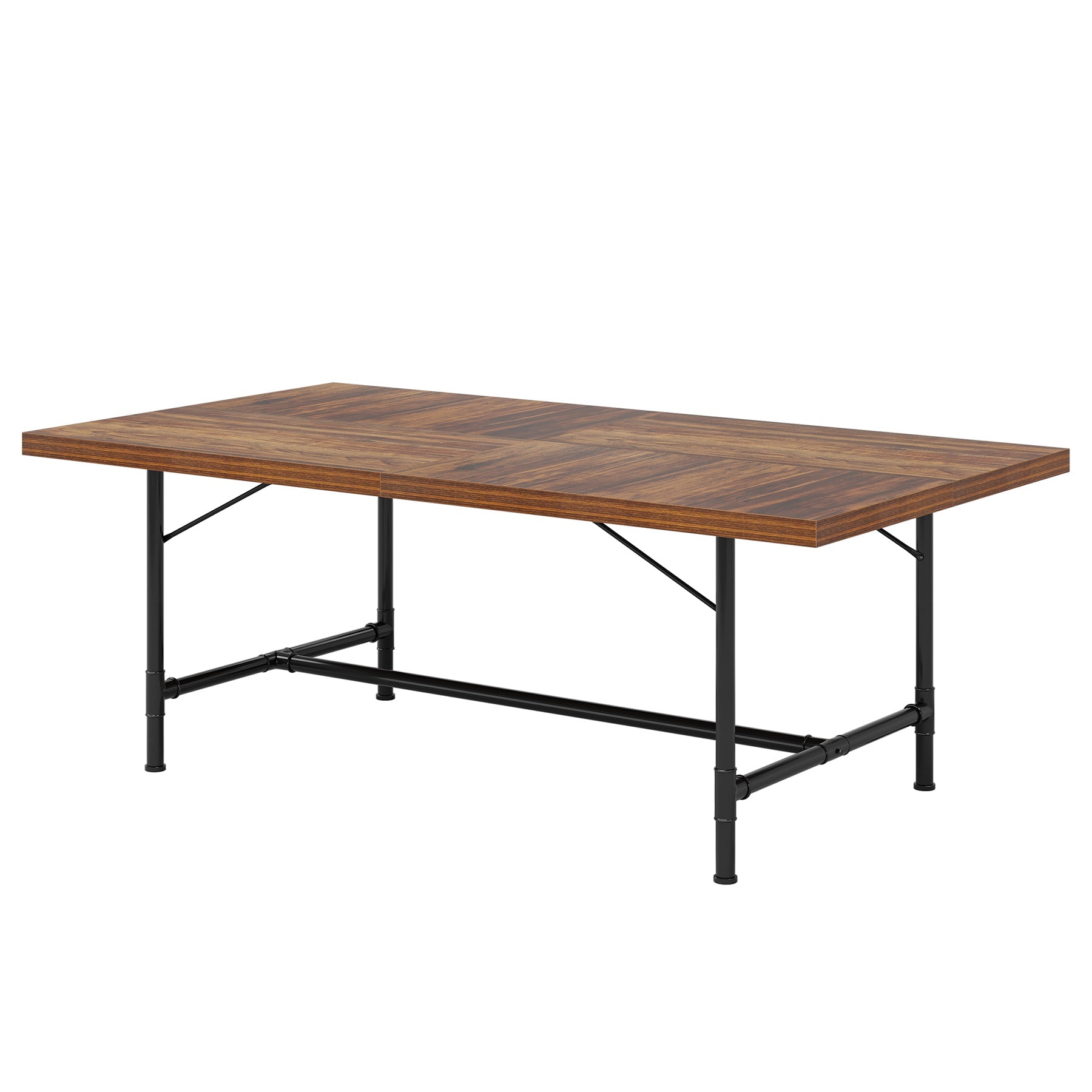 180 cm Industrial Dining Table Kitchen Table for 6-8 People