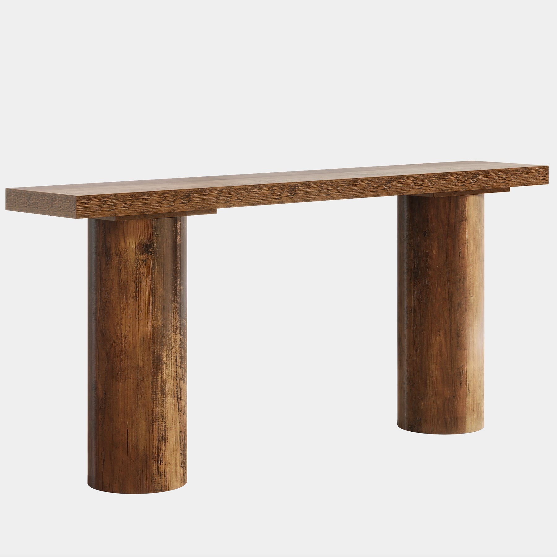 160 cm Console Table, Long Rustic Sofa Table Bar Table