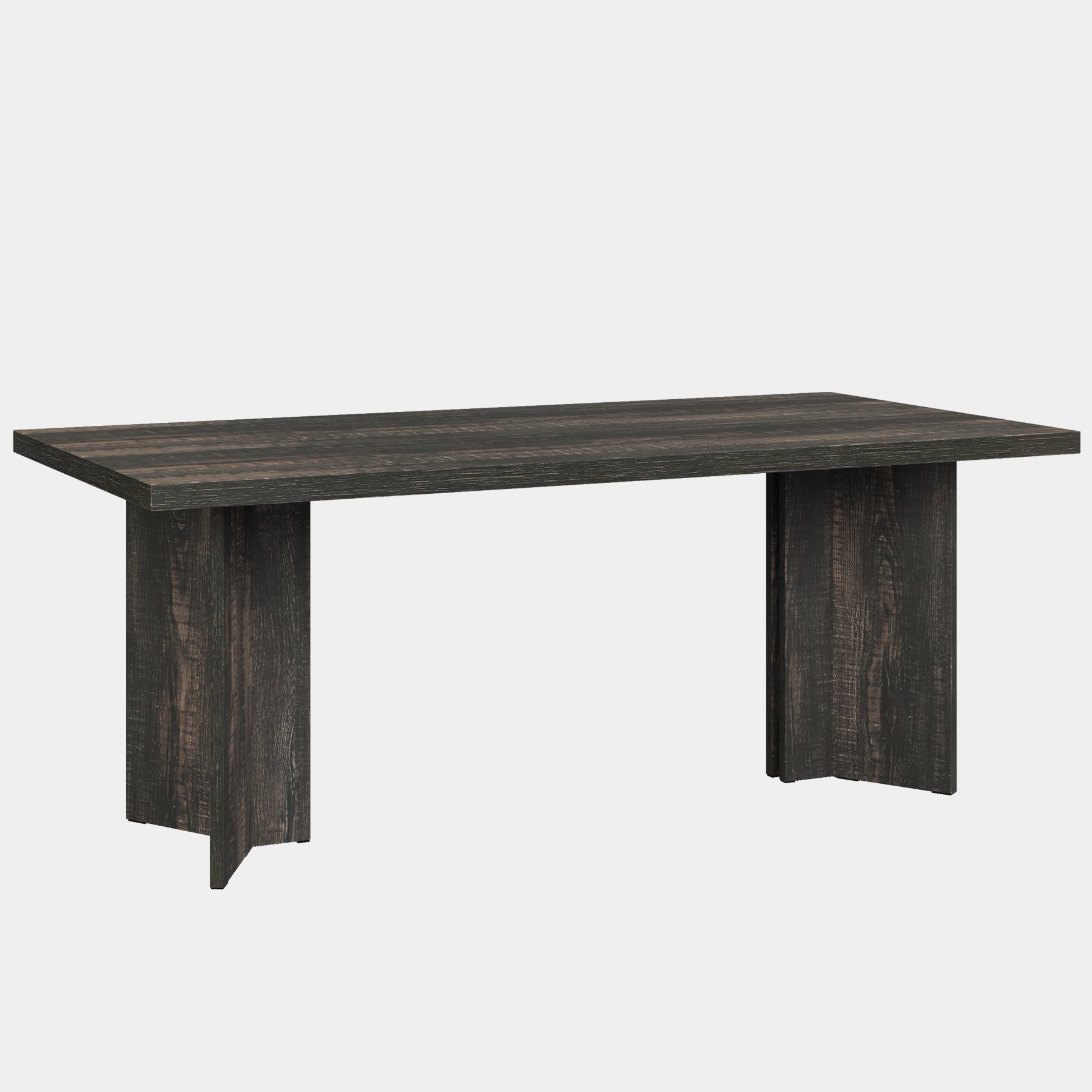 160 cm Dining Table, Farmhouse Kitchen Table with Large Tabletop for 4-6