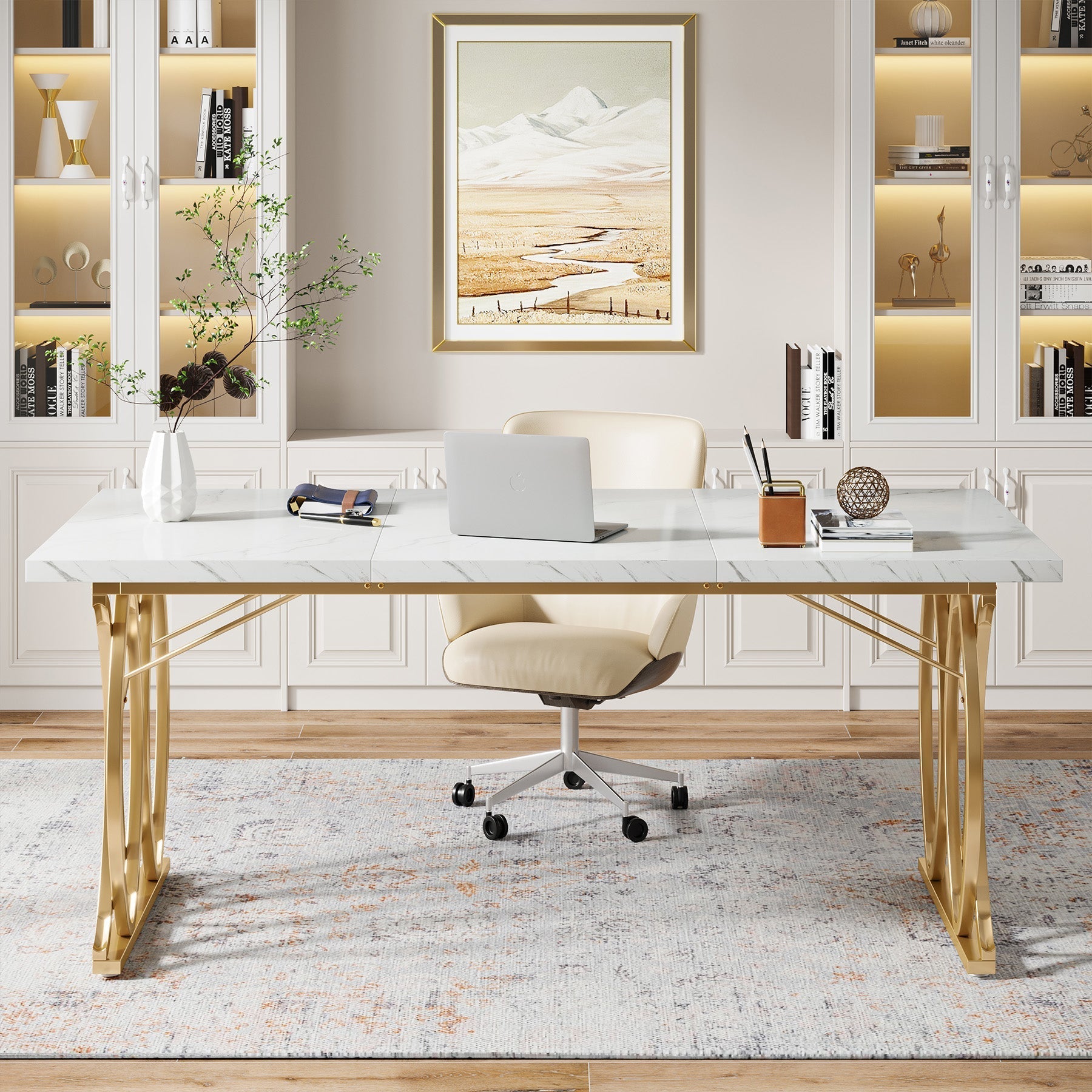 160 cm Executive Desk, Modern Computer Desk Conference Room Table