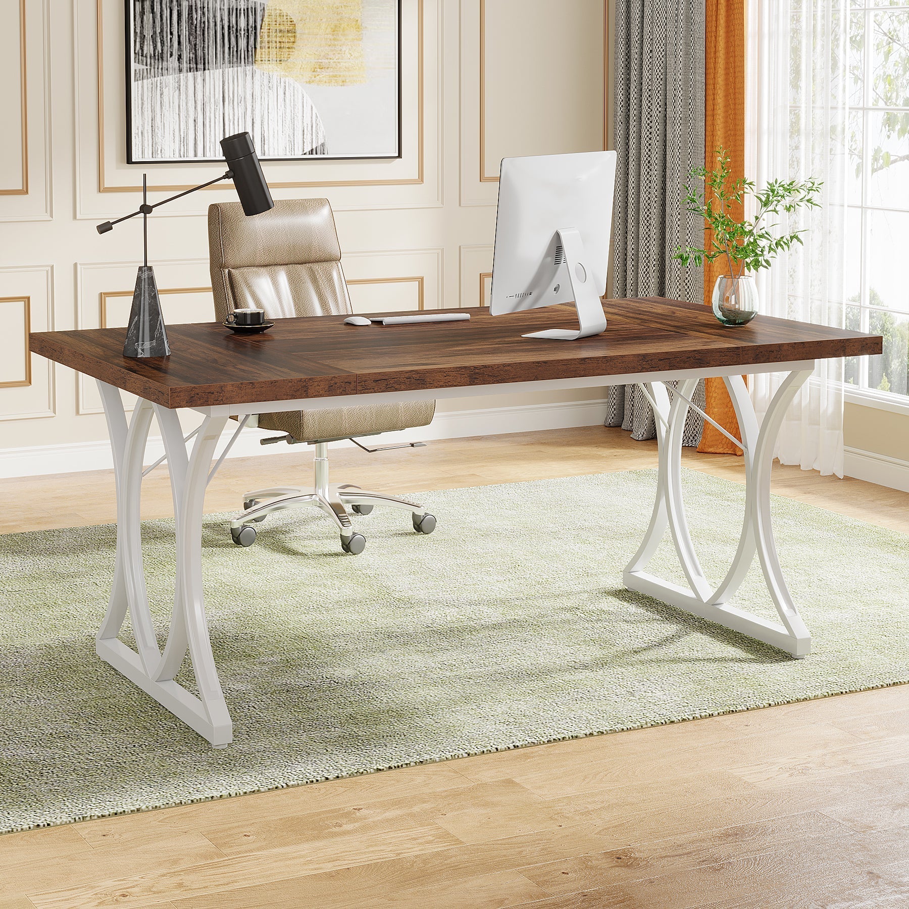 160 cm Executive Desk Modern Computer Desk Home Office Table