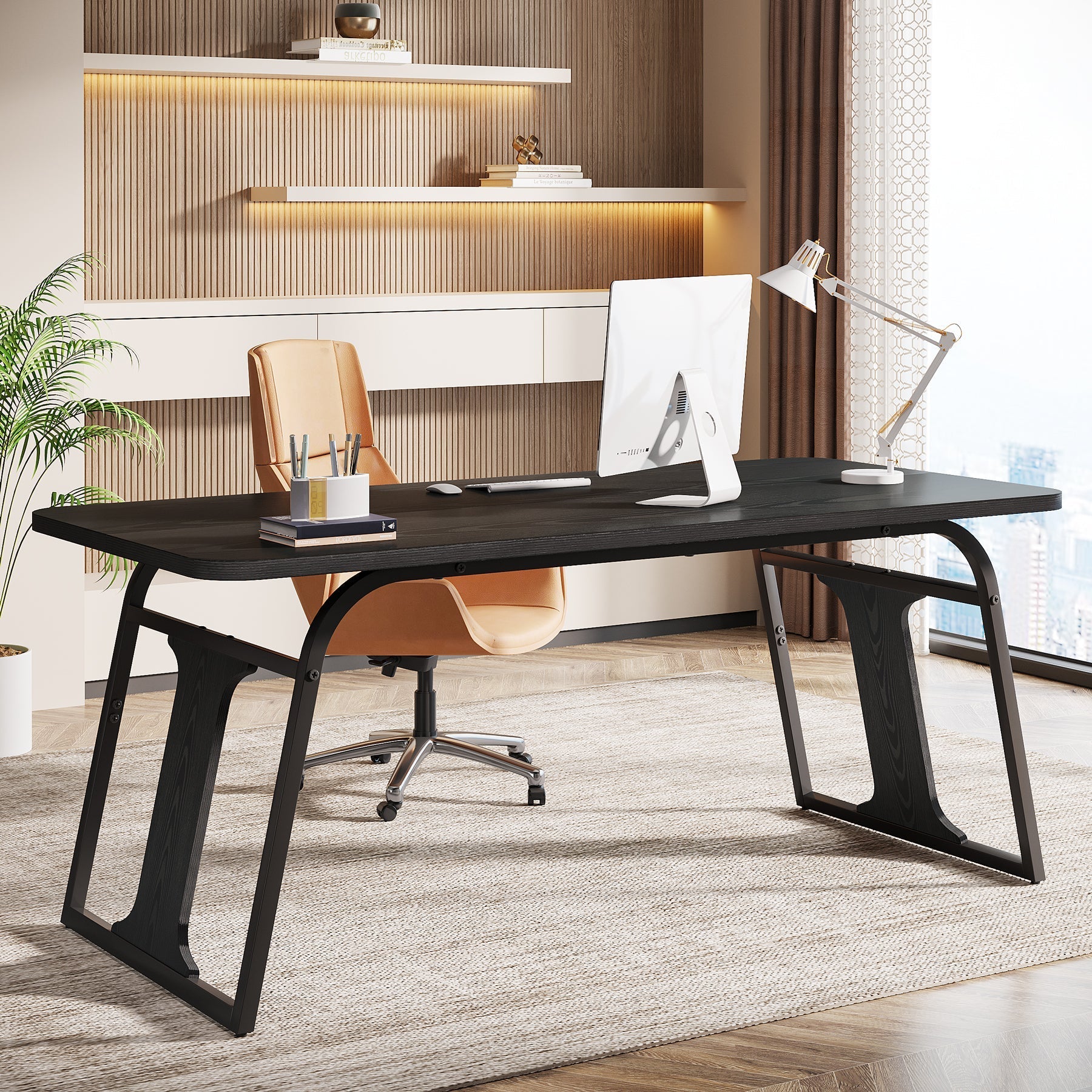 160 cm Executive Desk, Modern Computer Office Desk Writing Table