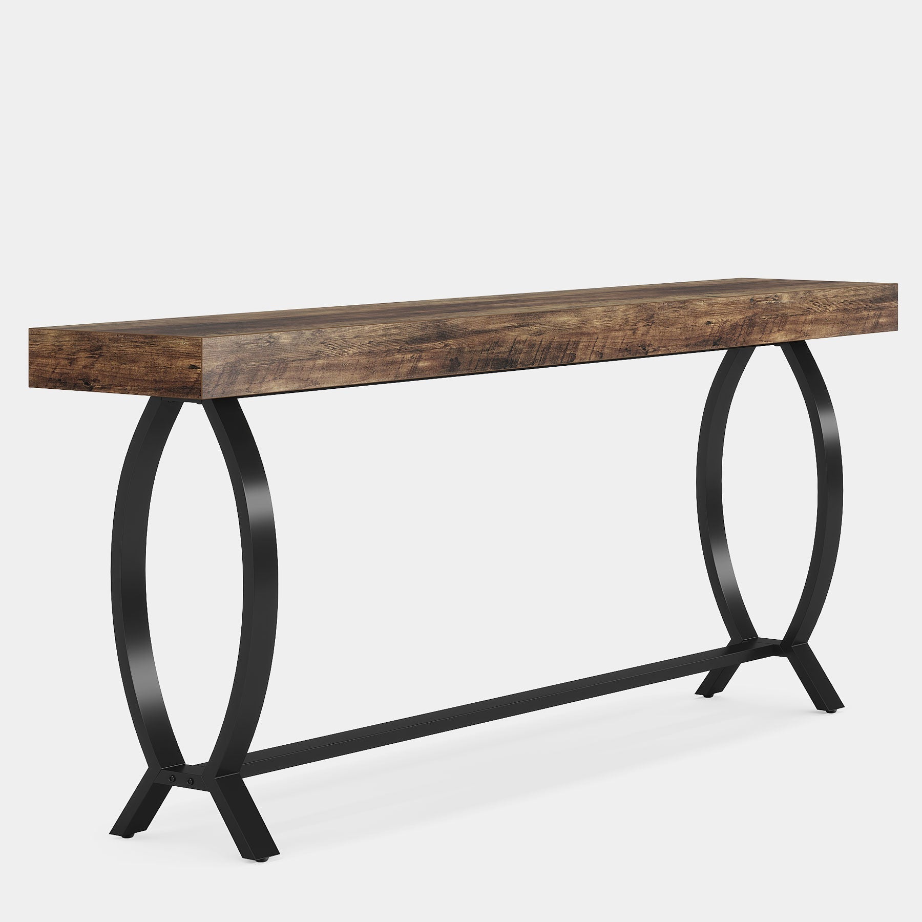 180 cm Console Table, Farmhouse Sofa Table Narrow Entryway Table