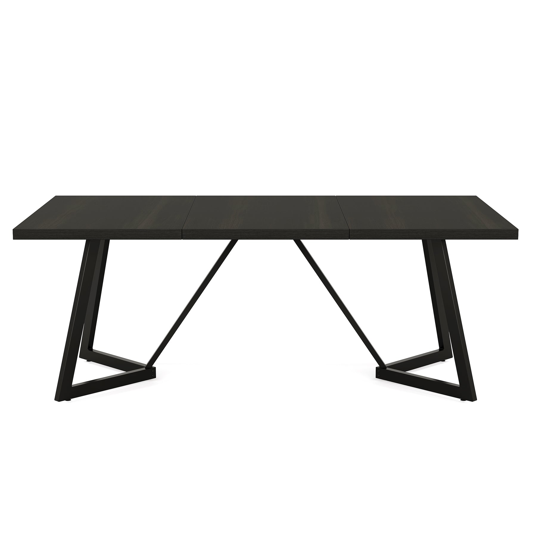 180 cm Dining Table, Modern Rectangular Kitchen Table for 6-8