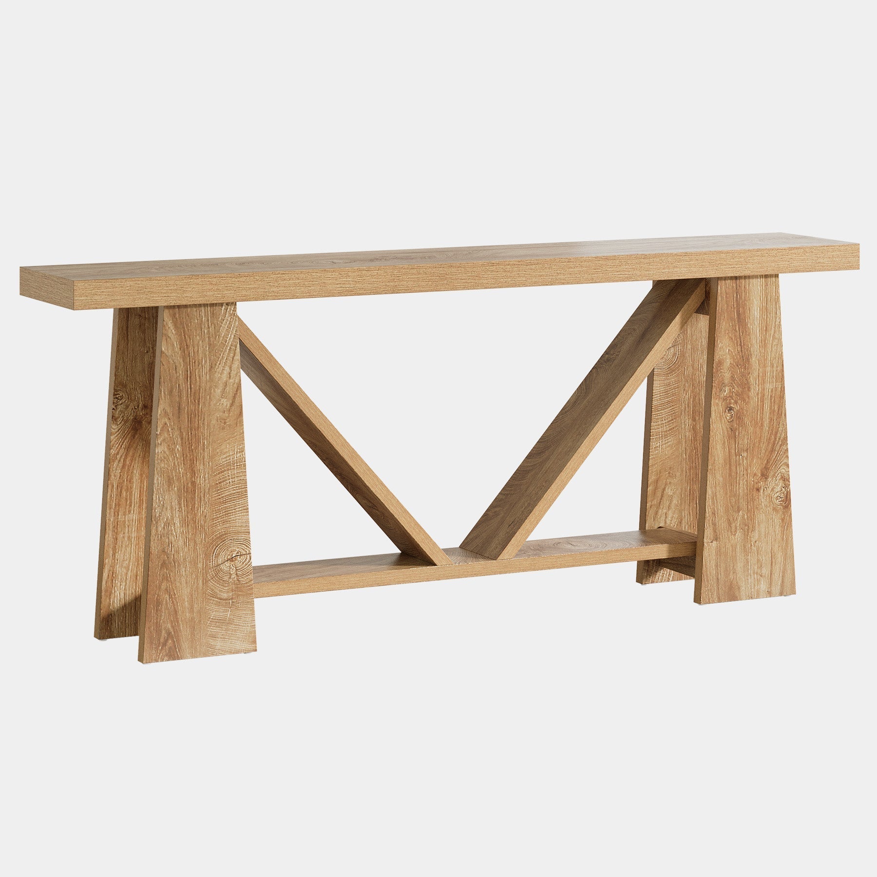 180 cm Console Table, Farmhouse Entryway Table Sofa Table