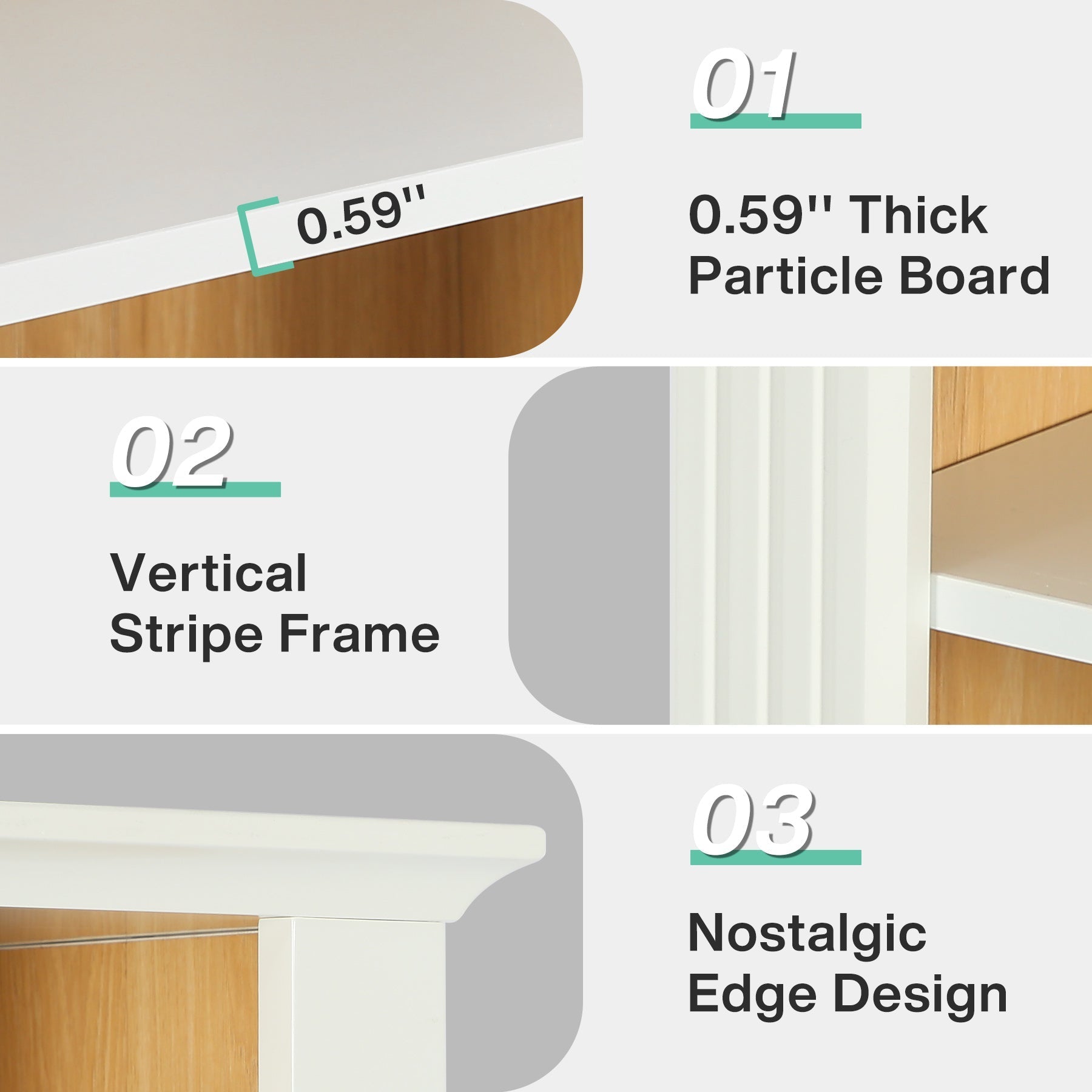 180 cm Tall Bookcase, Modern 8-Tier Bookshelf Freestanding Display Shelf