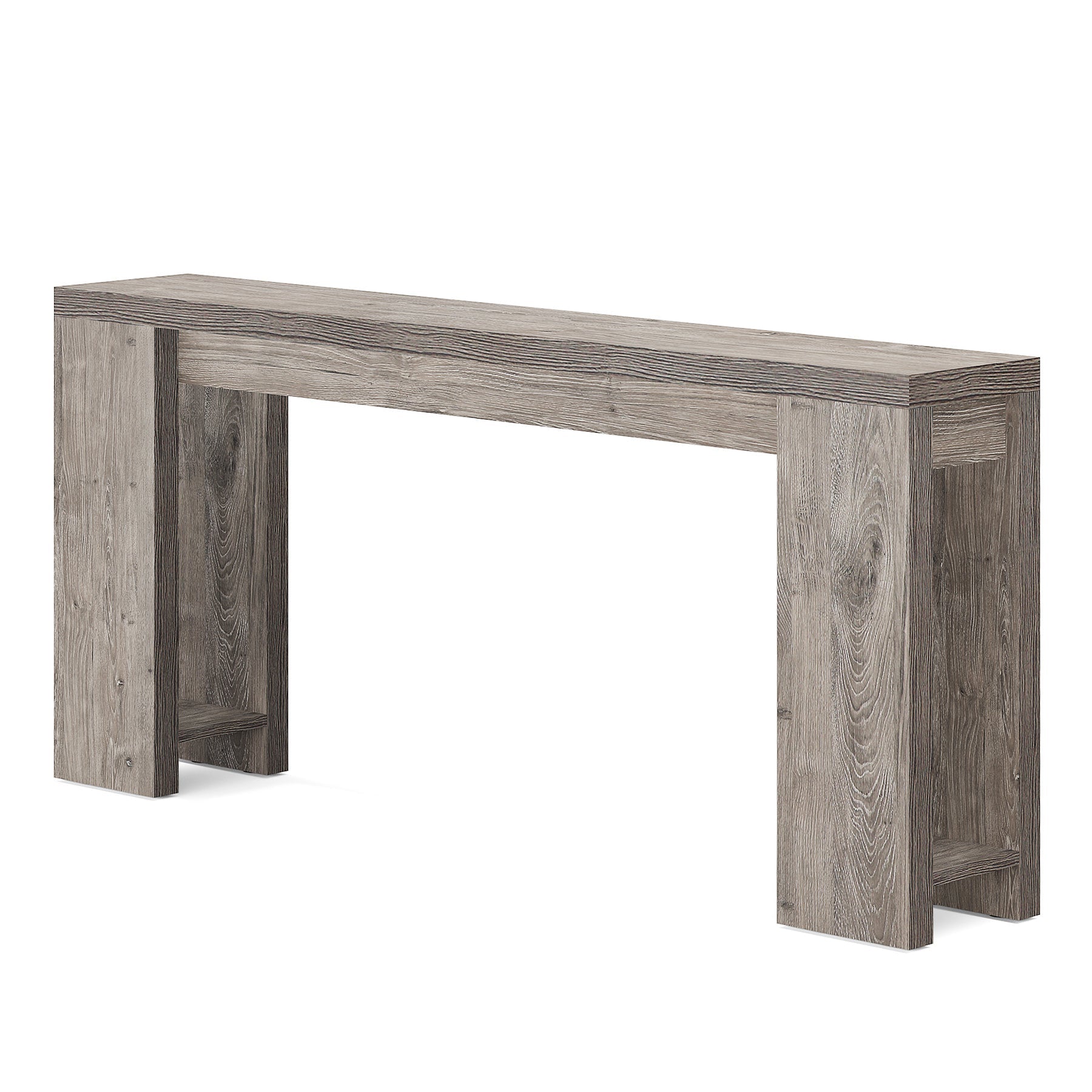 180 cm Wood Console Table, Farmhouse Sofa Table Entryway Table