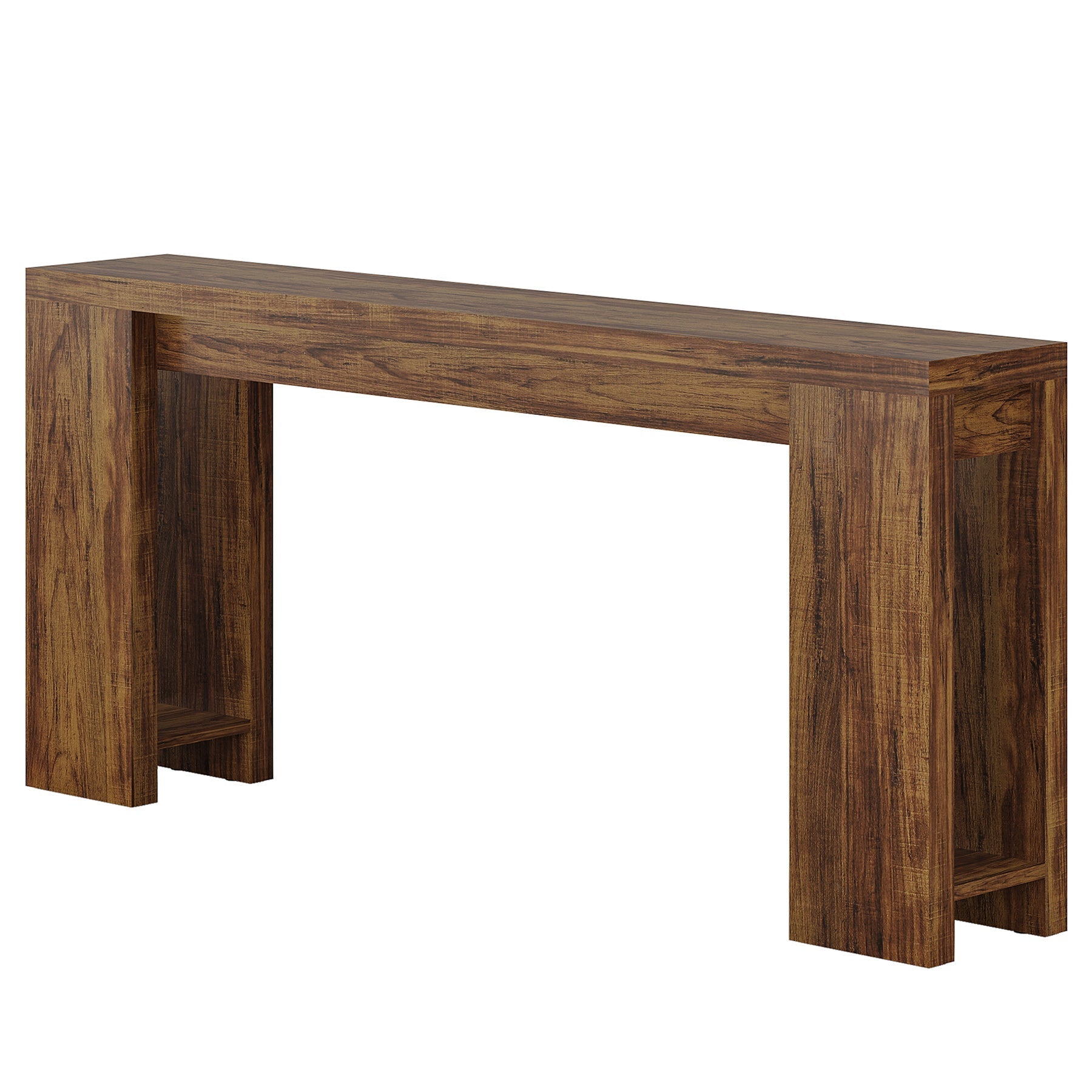 180 cm Wood Console Table, Farmhouse Sofa Table Entryway Table