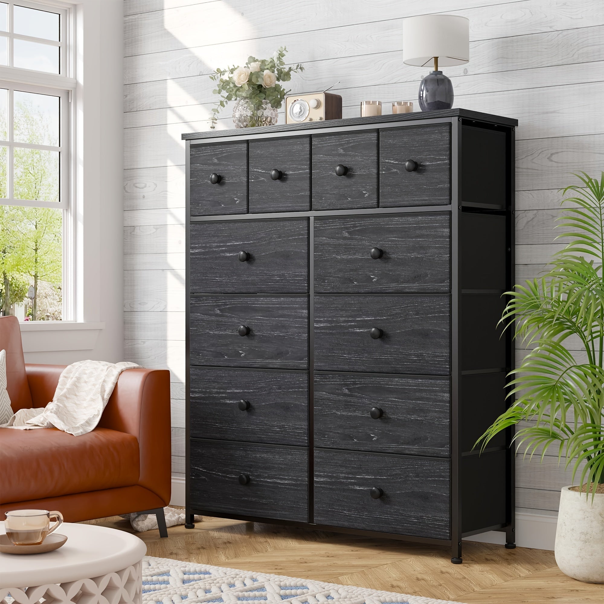 Dresser, Dresser For Bedroom With 12 Drawers, Tall Dressers For Bedroom, Dressers & Chest Of Drawers For Bedroom, Closet, Nursery