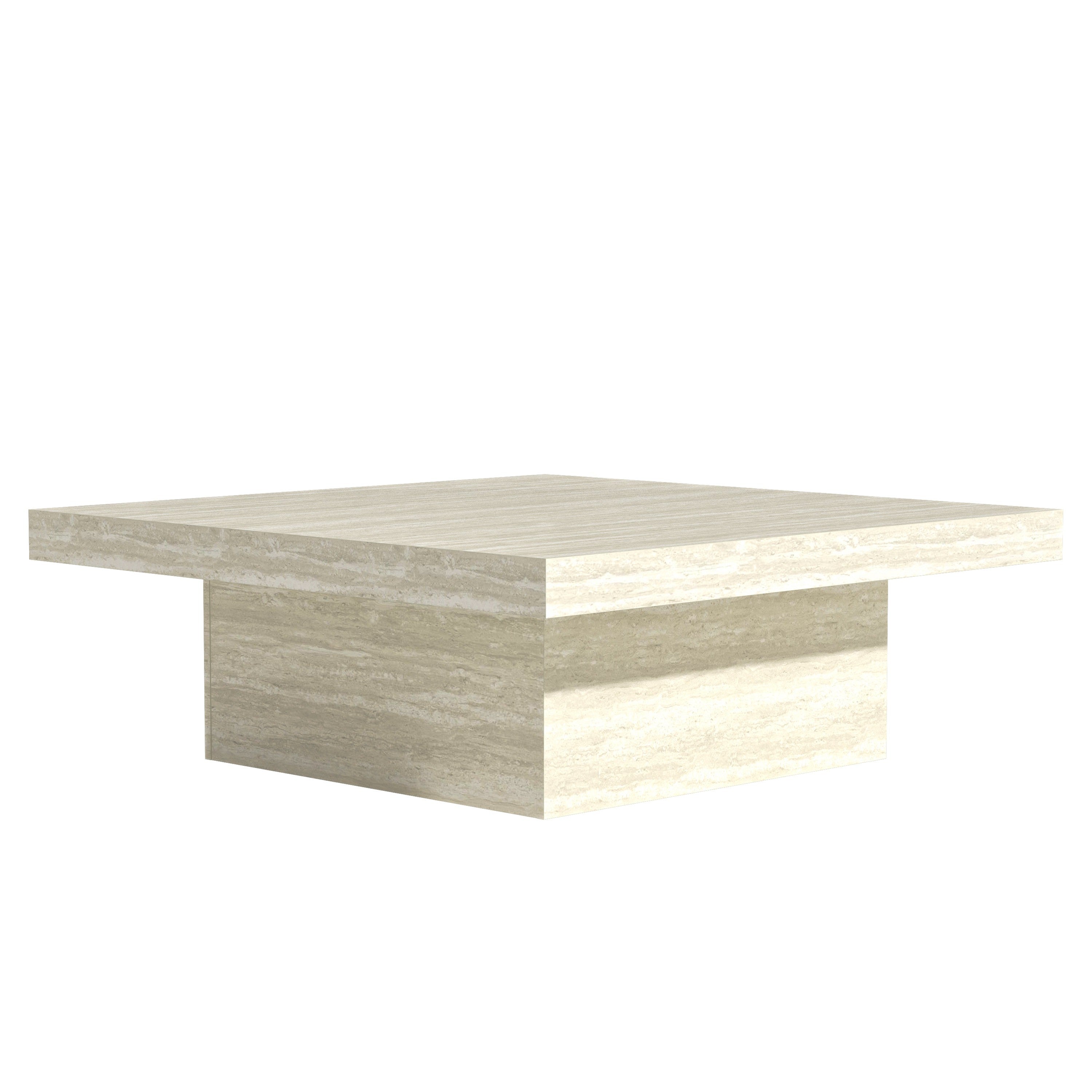 Square Wood Top Coffee Table, Garden Houses