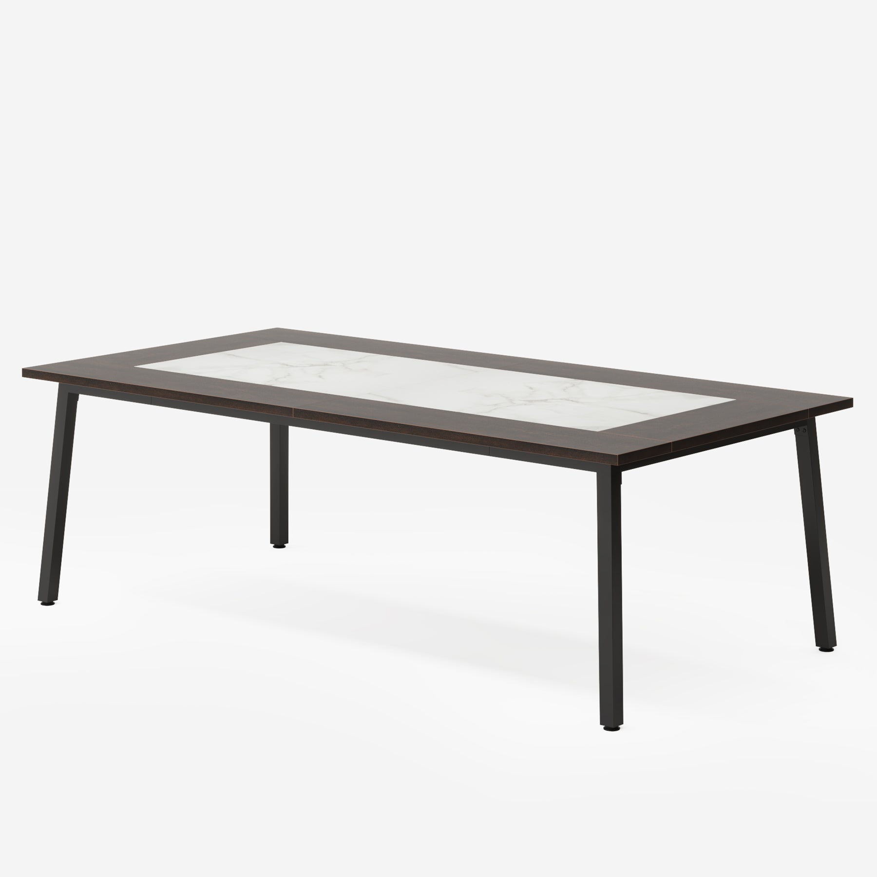 200 cm Dining Table for 8-10 People, Modern Kitchen Dinner Table