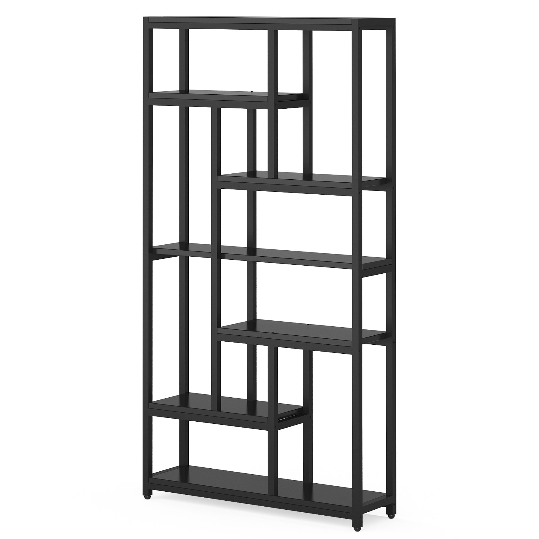 200 cm Tall Bookshelf, 7-Tier Bookcase Open Display Shelves