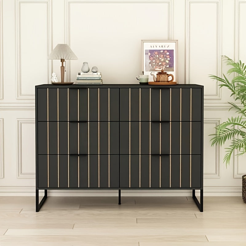 6 - Drawer Dresser, six spacious drawers