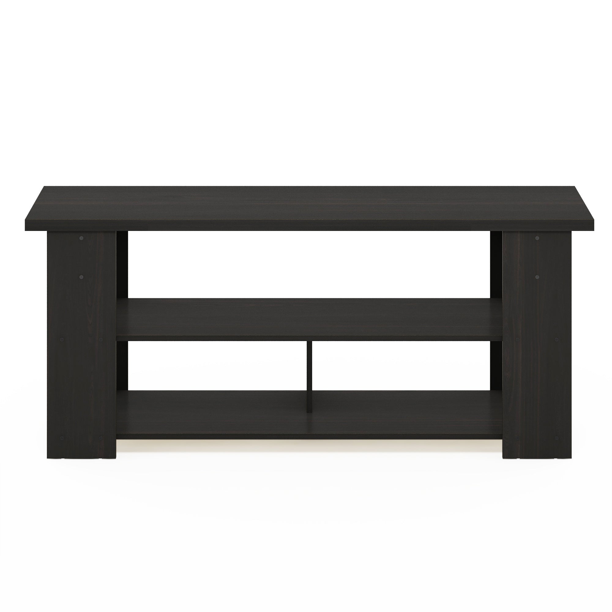 TV Stand Up To 55-Inch, Sleek Media Console with Elevated Risers