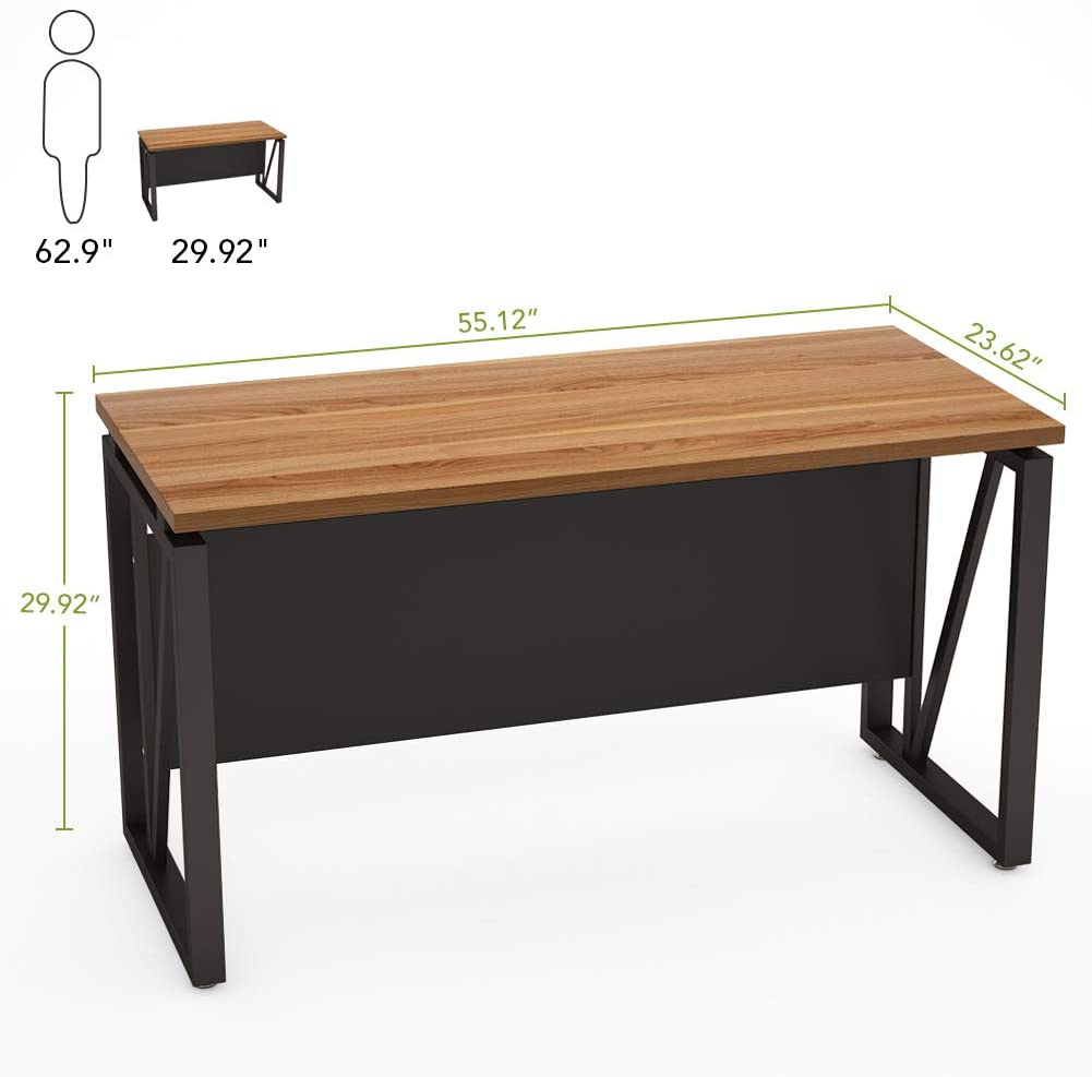 140 cm Computer Desk Office Desk Writing Table for Home Office