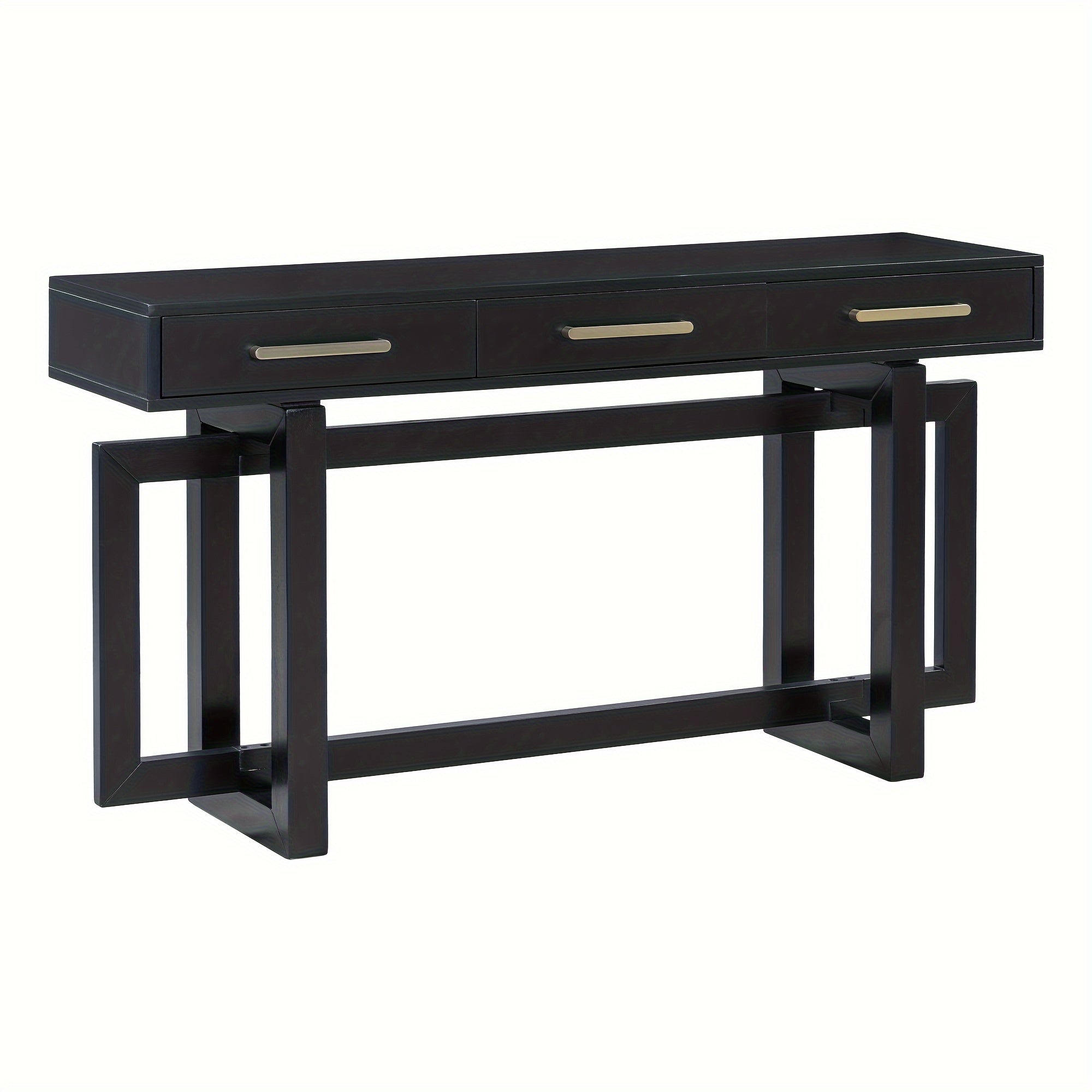 Elegant Console Table With Three Drawers, Extra Long Entryway Table for Entryway, Hallway, Living Room, Foyer, Corridor (in cm)