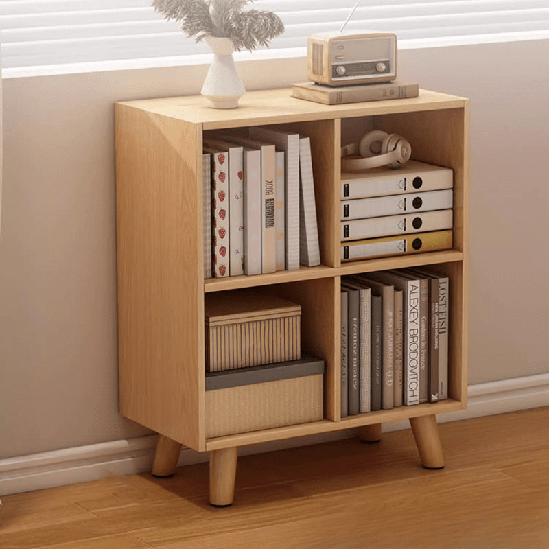 1pc set, floor standing, bookshelf cabinet, low storage cabinet for home living room, small layered grid cabinet