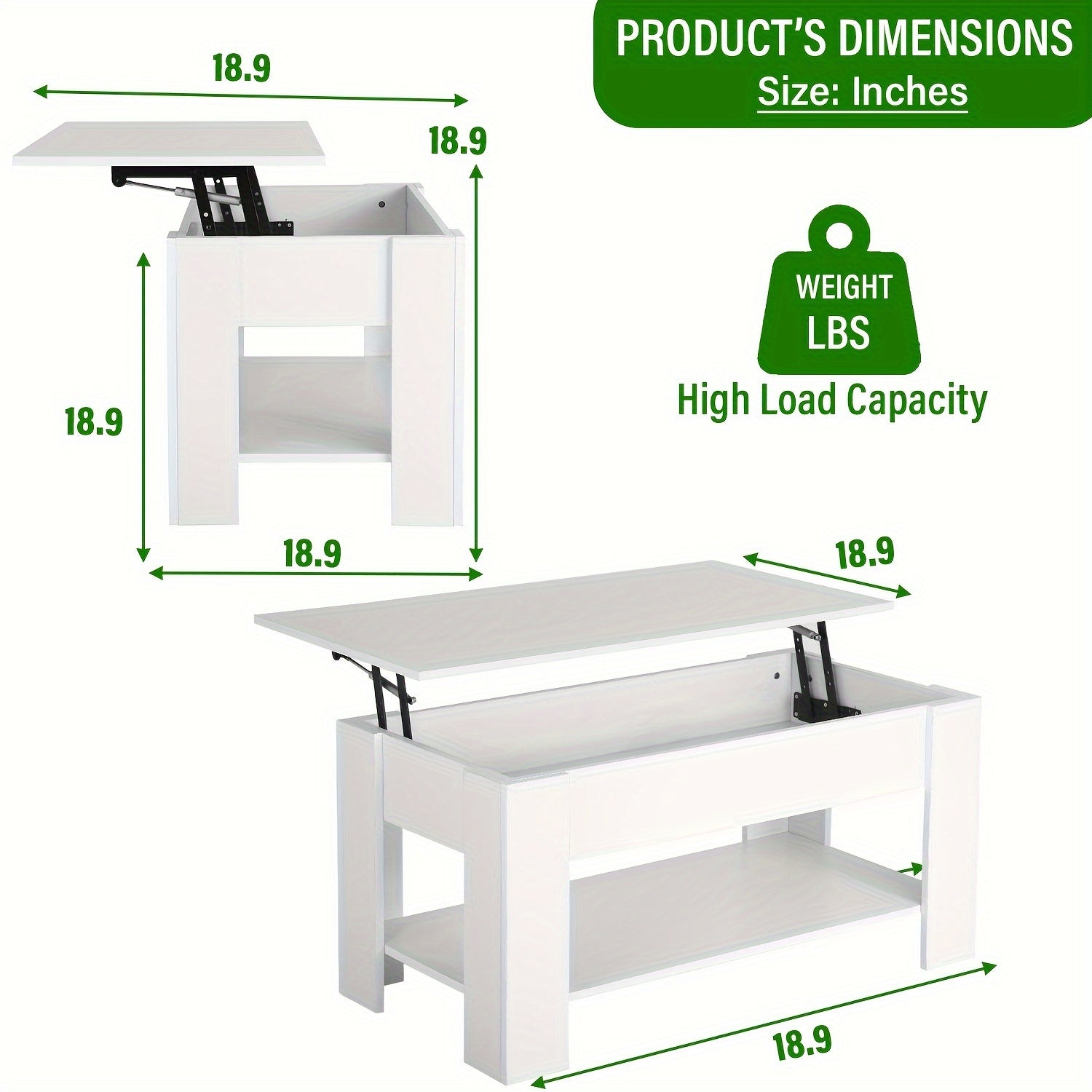 Lift Top Coffee Table With Storage Shelf Wooden Lift Tabletop For Home Living Room Reception Room Office