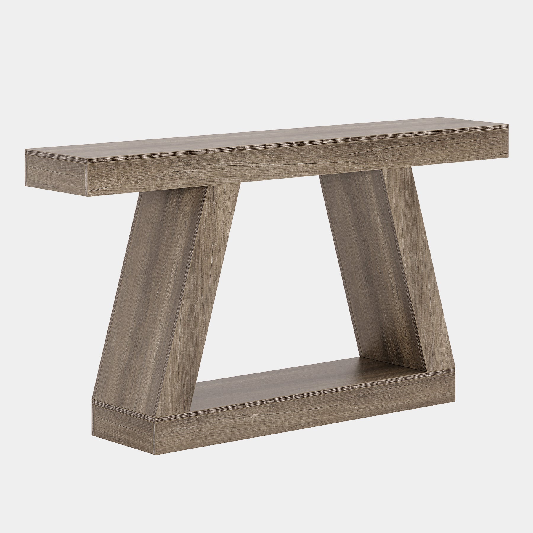 Farmhouse Console Table, 140 cm Sofa Table with Storage