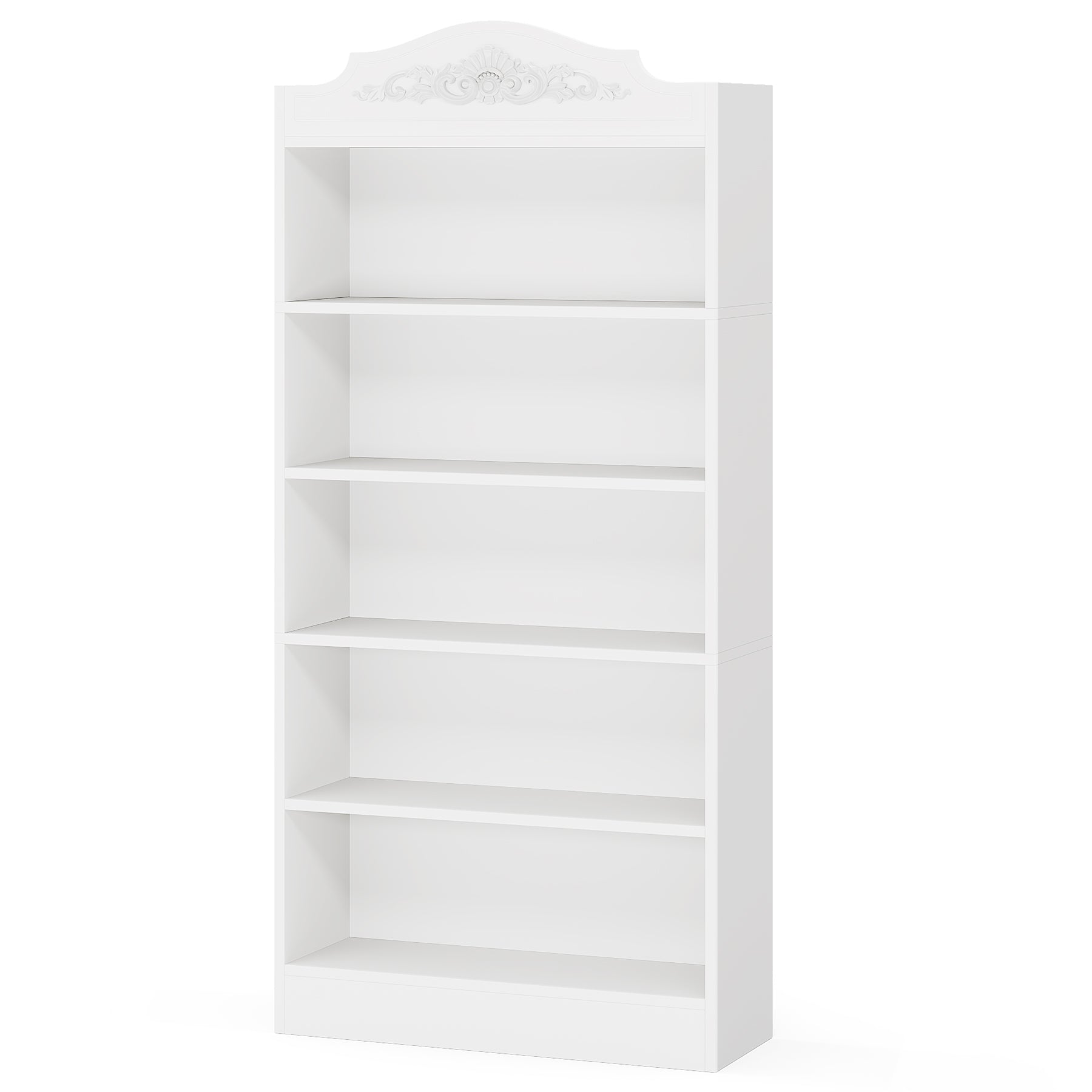 Freestanding Shoe Cabinet, 185 cm Wood 5 Tiers Shoe Storage Rack