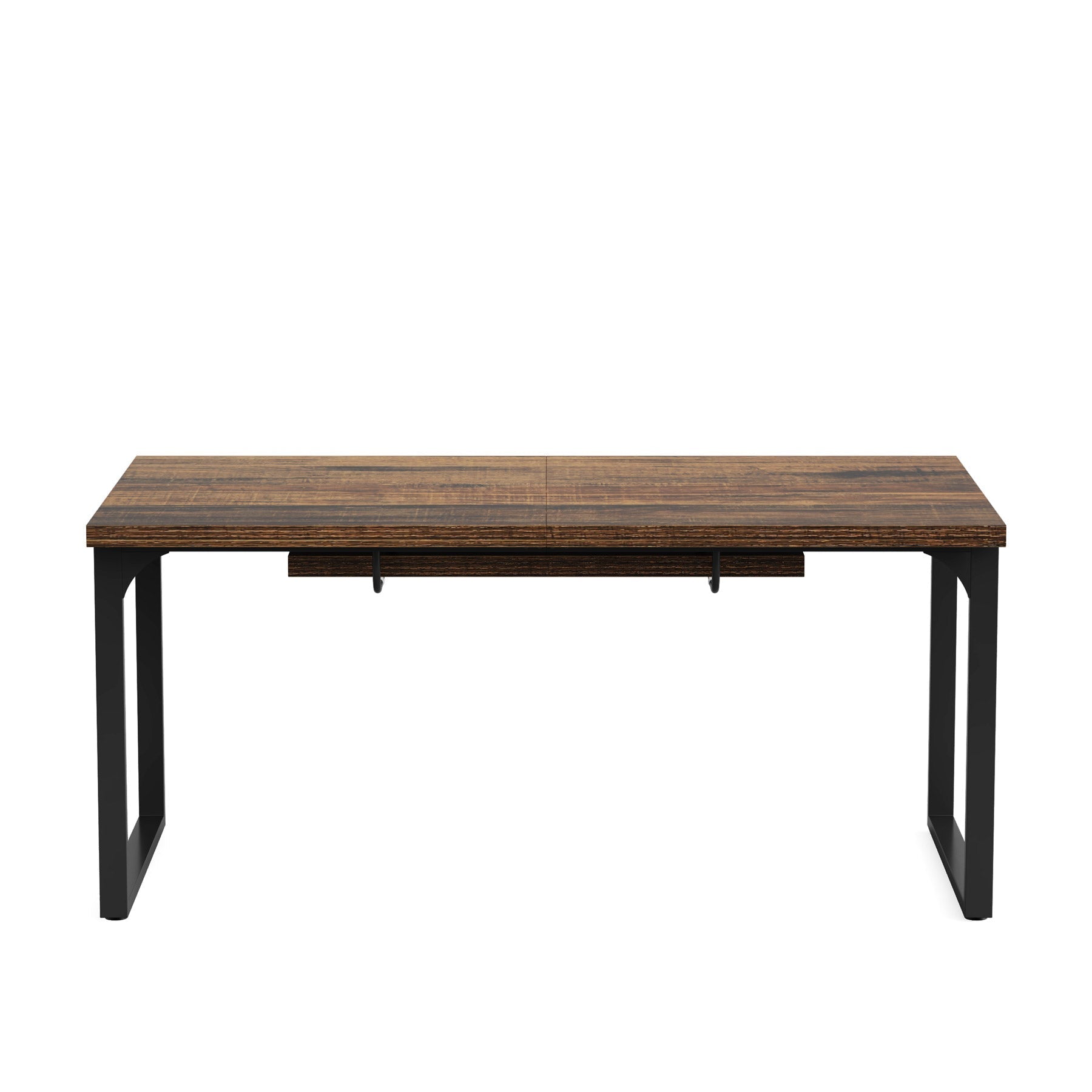 Modern Dining Table, 160-200 cm Extendable Kitchen Table for 6-8