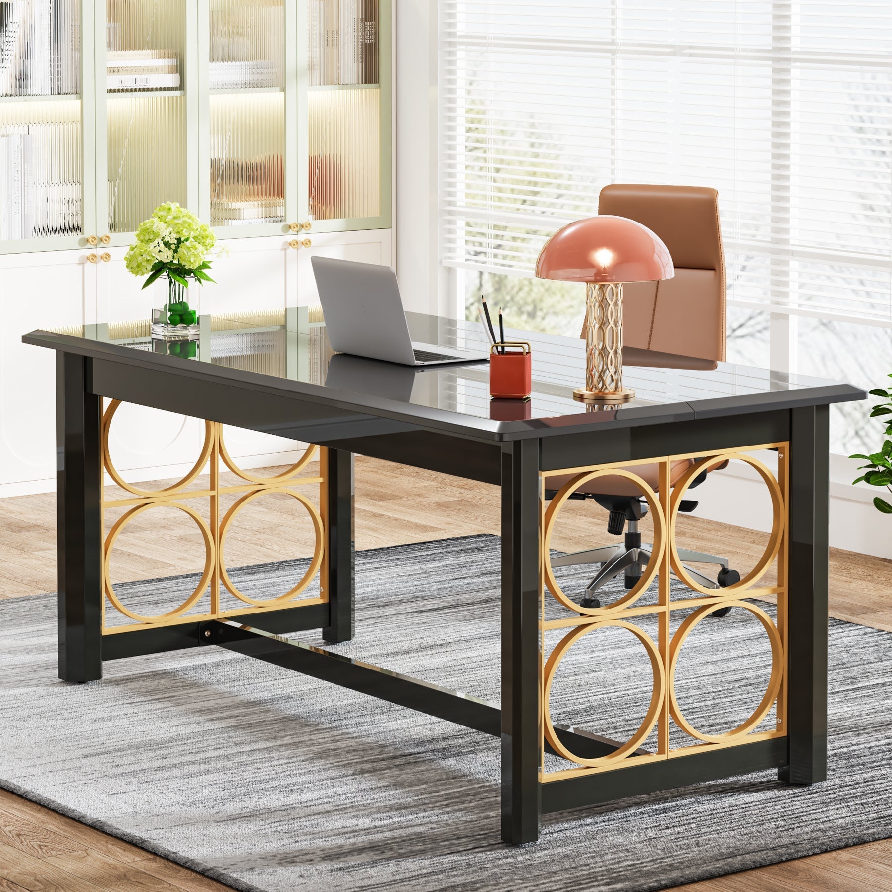 Modern Executive Desk, 160 cm Computer Desk Conference Table